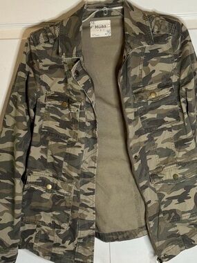 Mudd Camouflage Jacket - Olive and Tan